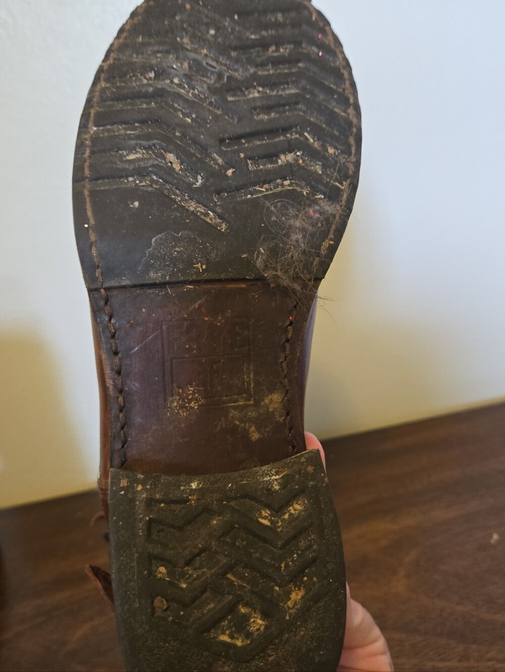 FRYE Veronica Short Boot Leather Antique Brown Womens 9 - Picture 8 of 11